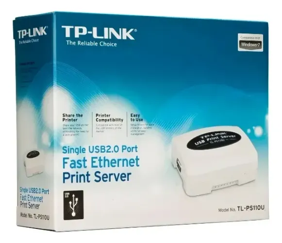 (Novo) Print Server Impressora Usb TP-Link