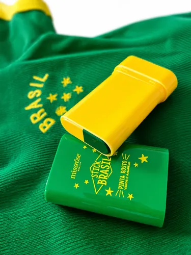 Maquiagem Facial Copa do Brasil Verde E Amarelo Em Bastão