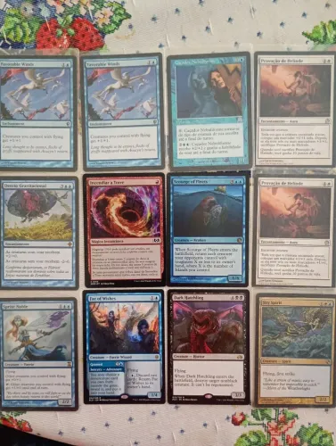 63 Cartas Magic MTG - 13 Raras + 2 Foil + 19 incomum- Lote Coleção