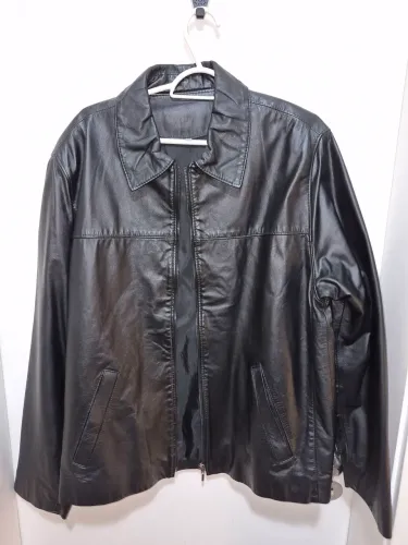 JAQUETA DE COURO MASCULINA