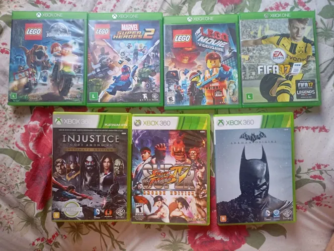 Jogos de Xbox one e 360