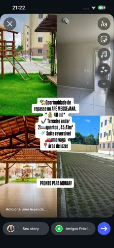 OPORTUNIDADE DE REPASSE NO APE MESSEJANA