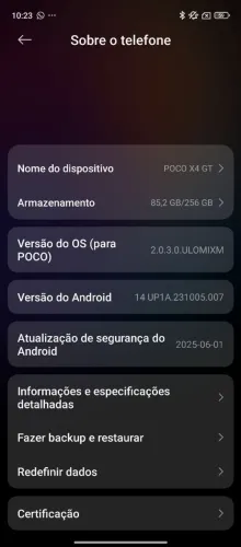 Poco x4 GT 