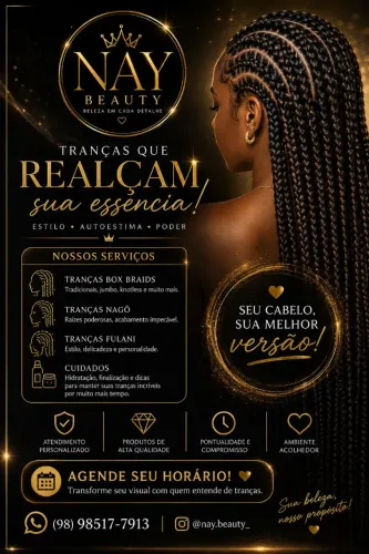 Trabalhamos com tranças