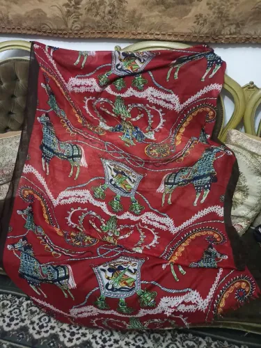 Pashmina Lenço vermelho luxo