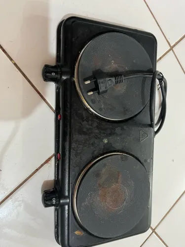 Mini fogão 2 boca elétrico 127 wats, 2 meses de uso