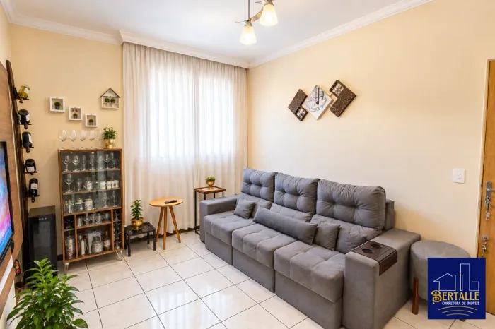 Apartamento à venda, 2 quartos, 1 vaga, Santa Branca - Belo Horizonte/MG