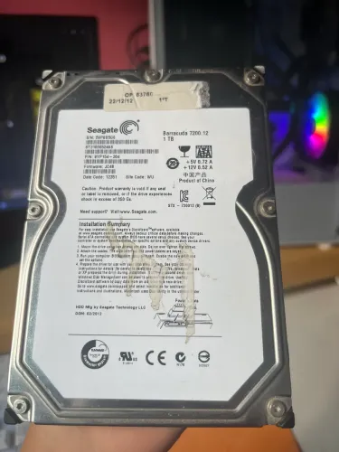 HD 1TB Seagate com defeito