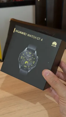 Relogio Huawei Watch GT 4 46mm - Loja física! Com 3 meses de garantia! Até 18x no cartão