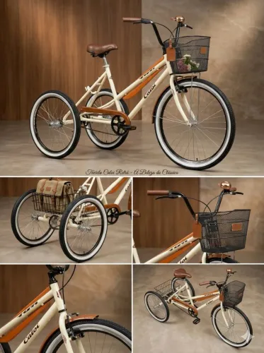 lindo Triciclo Caloi Retrô 26 freios a disco