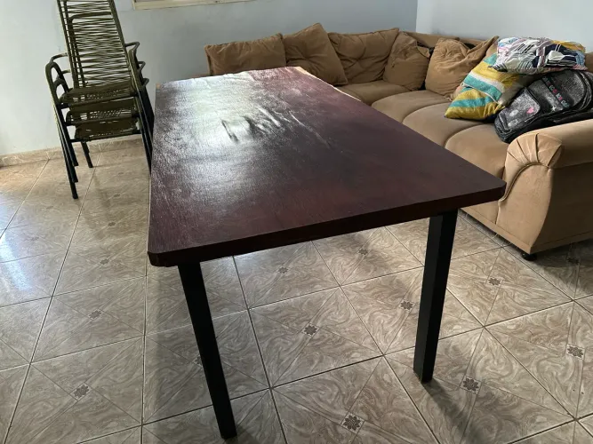 Mesa Grande base de madeira