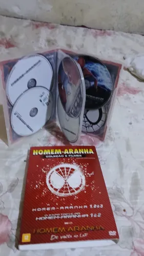 Coleção dvds filmes Homem Aranha.  6 filmes