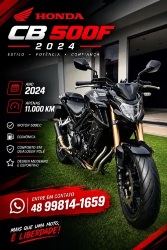 CB 500 F 2024 moto ZERA