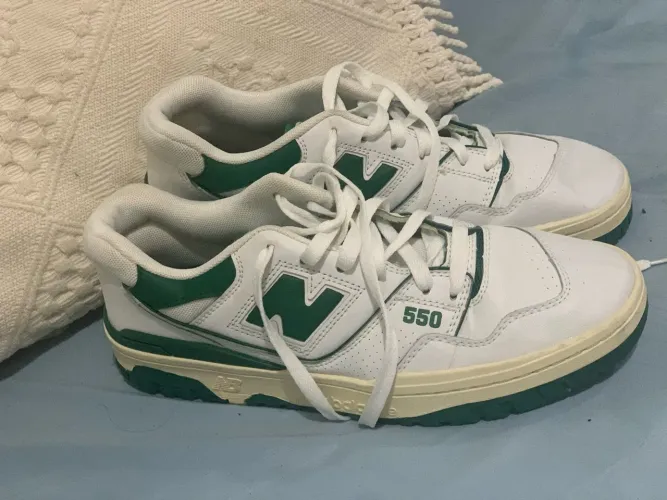 tênis new balance 550 aimé leon dore branco e verde 40 original