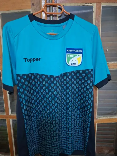 Camisa dry fit de treino Arbitragem Topper tam G