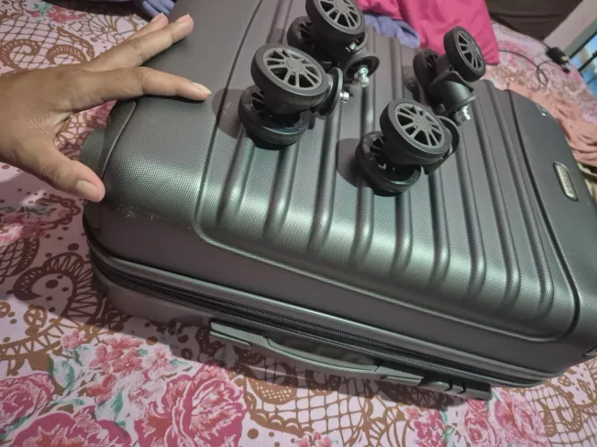 Mala De Viagem Borbo 10KG-EXPANSÍVEL Zíper E Rodas Dupla