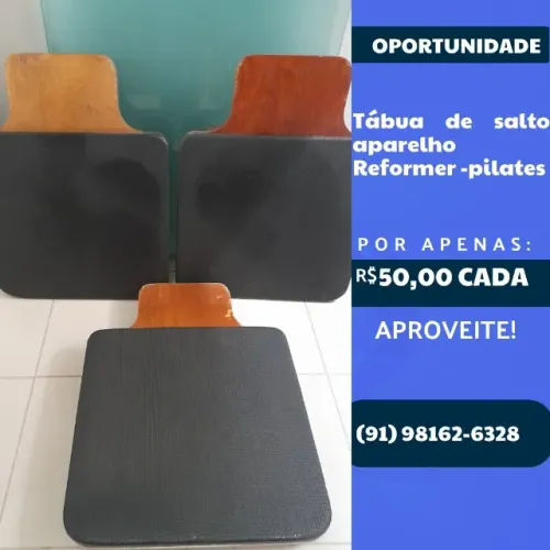 TABUA DE SALTO DO REFORMER PILATES (50,00 CADA)