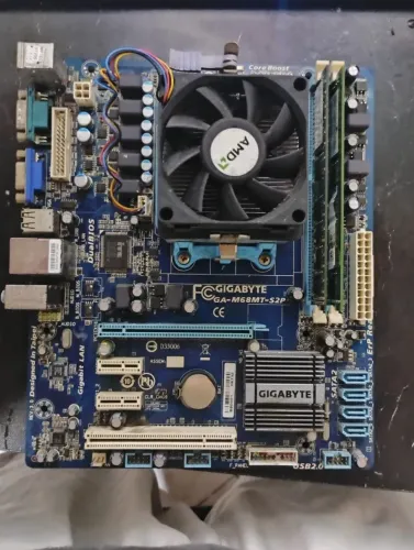 Kit AM3 - processador + memória ram + placa de vídeo + fonte