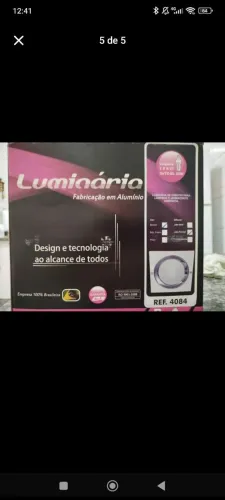 Kit 4 Luminária de embutir 