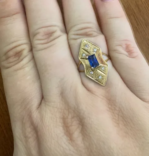 Vendo marquise de ouro 18k