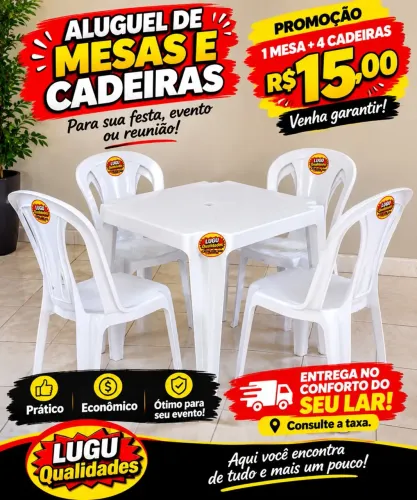 Promoção jogo cadeira !