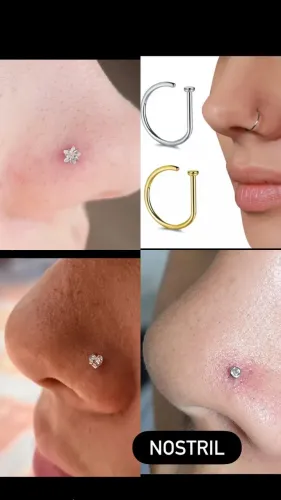 Piercing de aço cirúrgico e titânio 