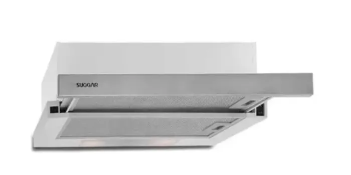 Depurador de ar Suggar slim de embutir - 80 cm inox
