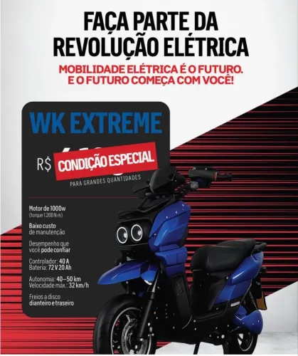 Venda moto elétrica