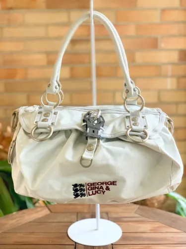 GEORGE GINA & LUCY | Bolsa Original Off White Industrial-Chic GG&L
