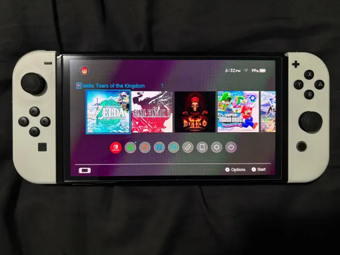 Nintendo Switch OLED 64GB ? completo e funcionando