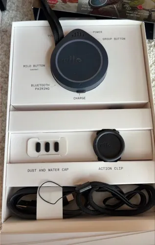 Kit 2 comunicadores MILO prova d?água, novo, tem todos os acessórios.
