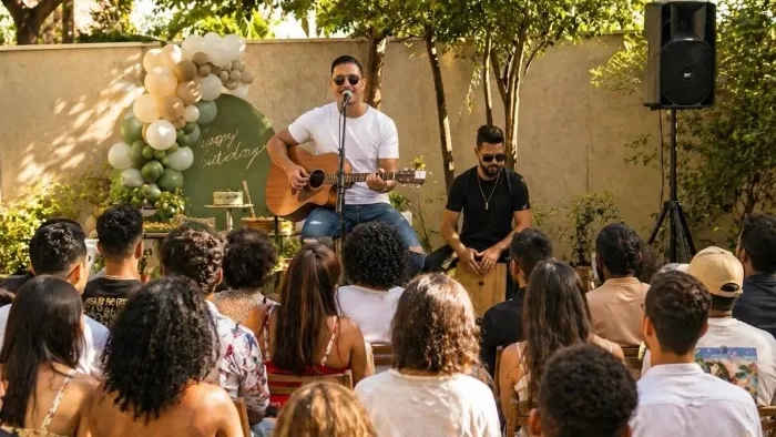 Cantor Sertanejo em Brasília (Incluso Som e Iluminação)