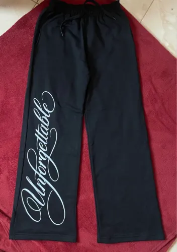 CALÇA MOLETOM Y2K PRETA TECIDO PREMIUM ? PROMOÇÃO!