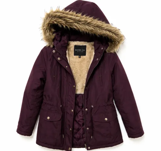 Casaco Parka Snobbish Collection Forrado com Pelúcia | Importado | Veste P/M