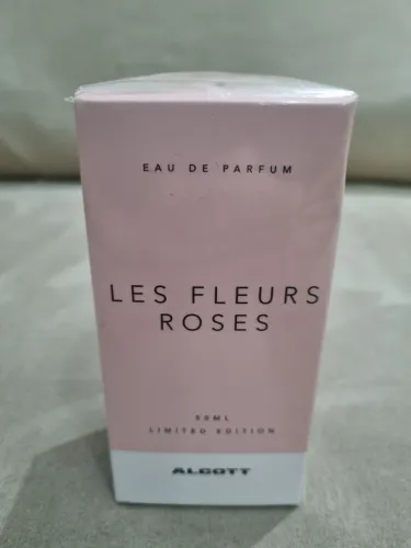 Perfume LES FLEURS ROSES 50ml ALCOTT feminino eau de parfum made in italy novo original 