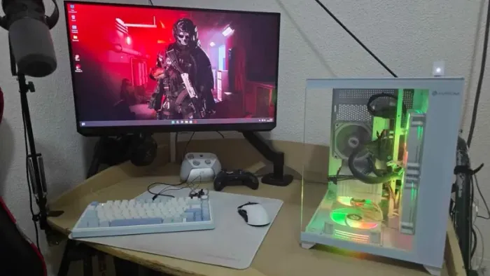 PC GAMER COMPLETO + MONITOR SAMSUNG ODYSSEY G4 27? 240Hz | RX 580 8GB