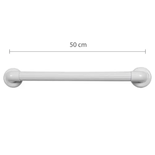 Barra de Apoio Plástica Branca 50cm - Astra