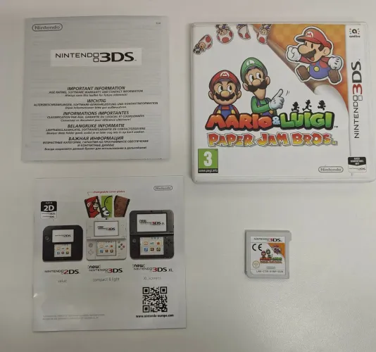 Mario & Luigi Paper Jam Bros Nintendo 3ds 