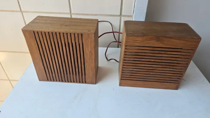 Caixas de som philips vitrola 