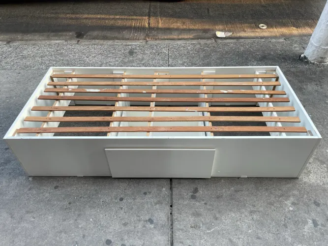 Cama Box de Solteiro com Gaveta