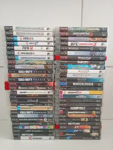 Jogos PS3 originais Semi-Novos três por R$100 qualquer jogo 
