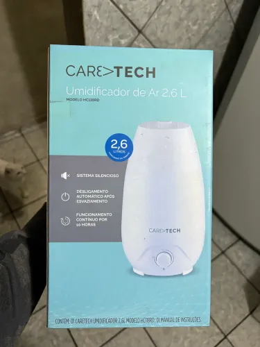 Umidificador de Ar CareTech 2,6L (Modelo HC118RD)