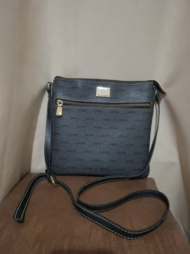 Bolsa Corello alça transversal couro com pvc excelente estado 