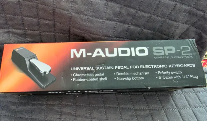 M-Audio SP-2 pedal de sustain universal. Novo lacrado. Compativrl com todos teclados.