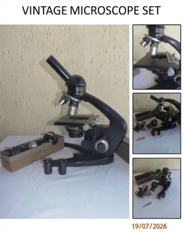 Microscópio Principal (Alemão - Carl Zeiss Jena) + Brinde
