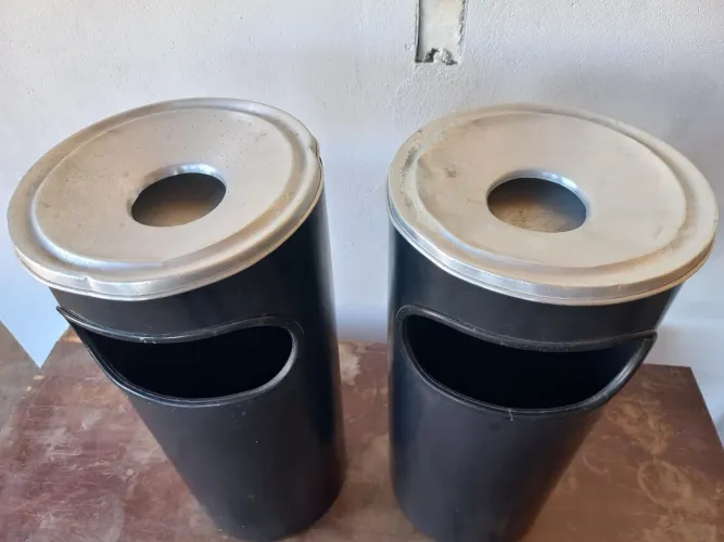 LIXEIRA COM CINZEIRO