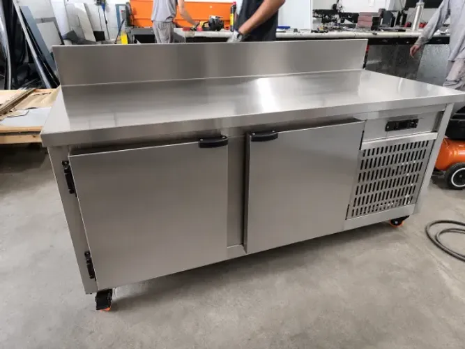 Balcão Refrigerado 1500mm Inox 2 Portas Conservador Industrial