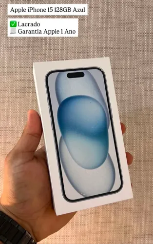 iPhone 15 128GB Azul Lacrado | Garantia Apple!