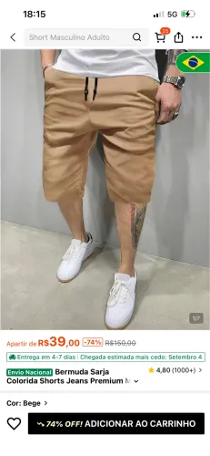 3 bermudas sarja GG