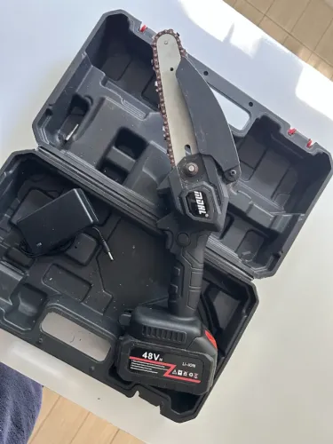 Moto Serra Portátil Topen Home 48V com Bateria e Estojo